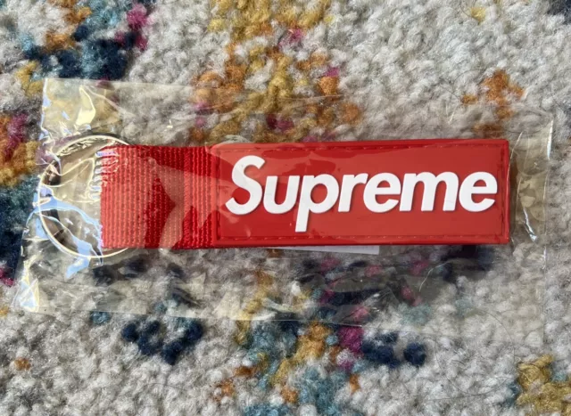 Supreme Webbing Keychain / Red / SS23 Week 7 (Unopened/Authentic)