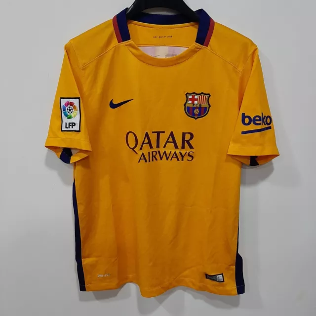 Maglia Calcio Vintage Barcellona 2015 16 Nike N 11 Neymar Jr Taglia XL RAGAZZO