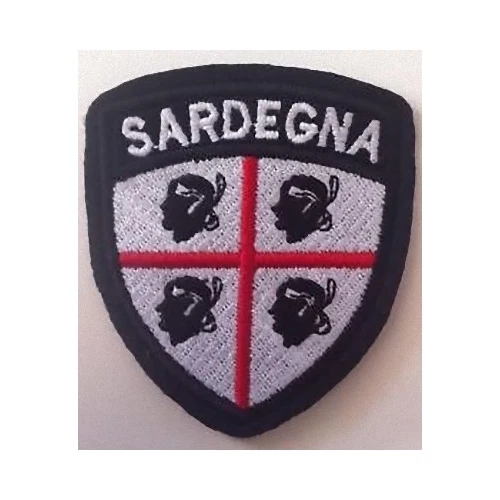 Toppa Ricamata Regione Sardegna 4 Mori – 5,5x9 Cm Su Bianco – Da Cucire O Termoadesiva Per Giacche E Zaini - 3