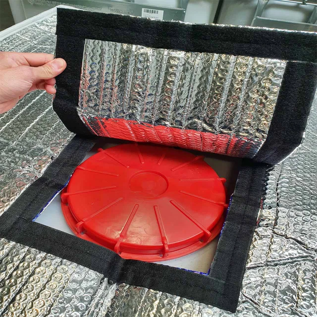 BNGXR IBC Telo di Copertura del Serbatoio dell'Acqua, 1000L Oxford 420D Tappo Cisterna del Cisterna Acqua, IBC Container Cover Telo Protettivo Per Serbatoio Dell'Acqua Piovana, 120 x 100 x 116 cm