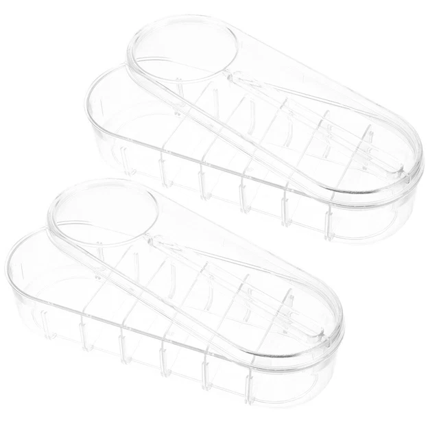 2PCS Boîte de gestion des câbles ménagers commode avec couvercle Cable Organisat