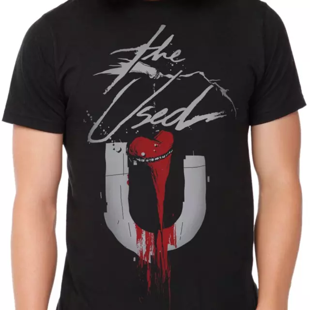 retro VTG The Used band T-shirt black Cotton Unisex S-5Xl all sizes JJ2667