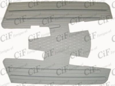 Cif 7435 TAPPETO CENTRALE NERO IN GOMMA CIF TIPO ORIGINALE PIAGGIO VESPA 50 L R N 