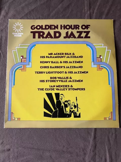 Golden Hour Of Trad Jazz LP Vinyl Used Great Condition Various Artists