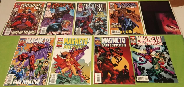 Magneto Comic Lot (9) Magneto Rex Dark Seduction Twisting of a Soul Magneto War