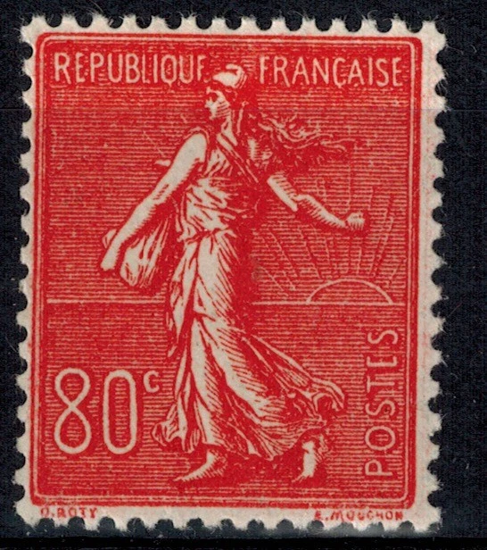 FRANCE TIMBRE SEMEUSE Paire N° 140 ** / MNH variété Impression R / V - Signé ? EUR 20,00 - FR