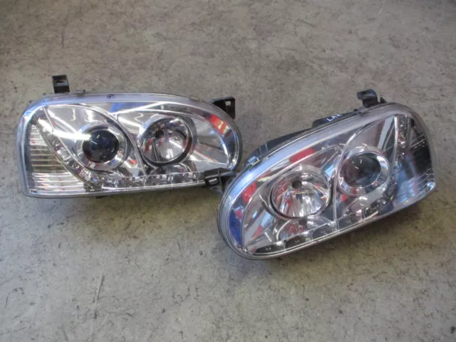 Scheinwerfer rechts + links LED Tagfahrlicht VW Golf 3 VR6 GTI