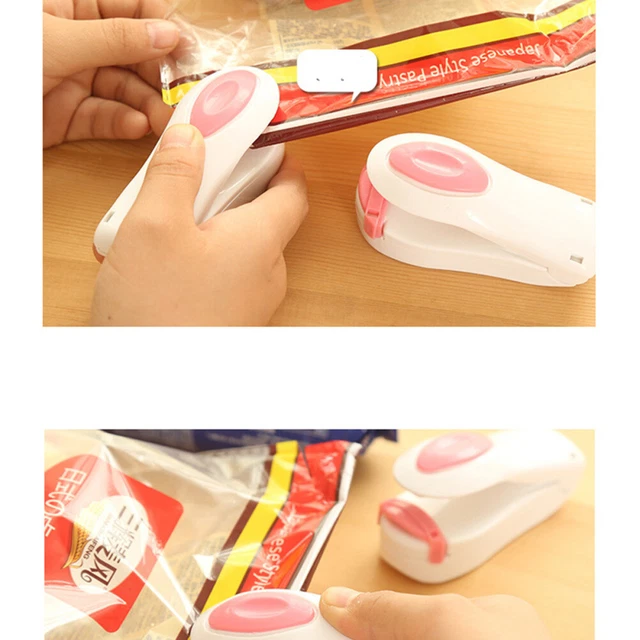 BAG HEAT SEALER Fridge Food Impulse Packing Sealer Machine Plastic Bag ...