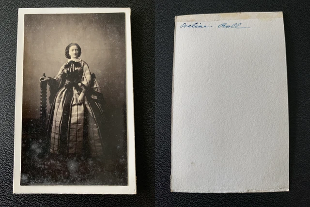 Tirage Albuminé Vintage - Alexandra De Danemark, Princesse De Galles - Circa 1865 - Format 6,5x10,5 Cm - Collection Photo Ancienne