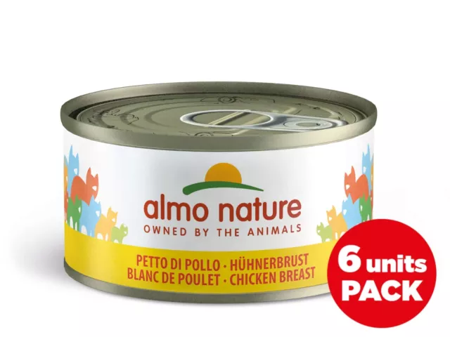 Almo Nature Mega Pack Natural au Blanc de Poulet - Nourriture Humide pour Cha... 2