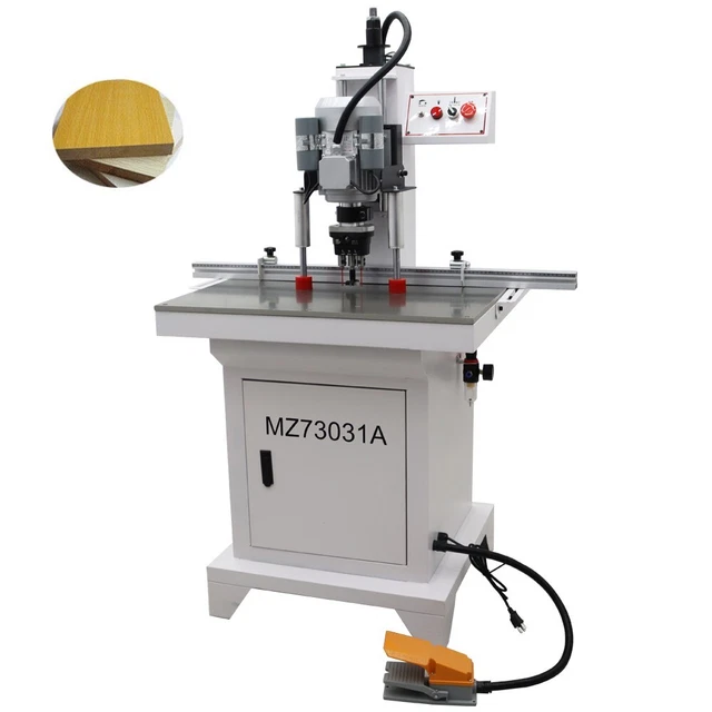 110V 35mm Pneumatic Hinge Boring Insertion Machine Single Head Woodworking Drill