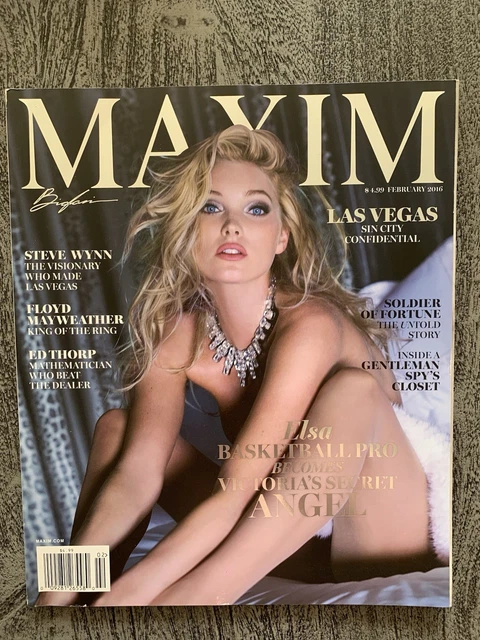 MAXIM MAGAZINE FEBRUARY 2016 Elsa Hosk EUR 70,00 - PicClick DE