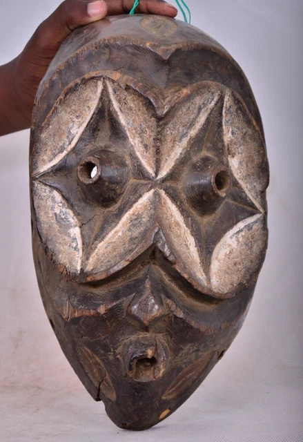 African Tribal Art, bembe Mask  from Democratic Republic of Congo