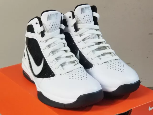 NIKE 7 AIR Max Destiny Basketball Shoes High Tops White Green 454148 107 Flywire 26.99 PicClick