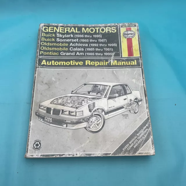 Automotive Repair Manual - Haynes - General Motors - 38025(1420)
