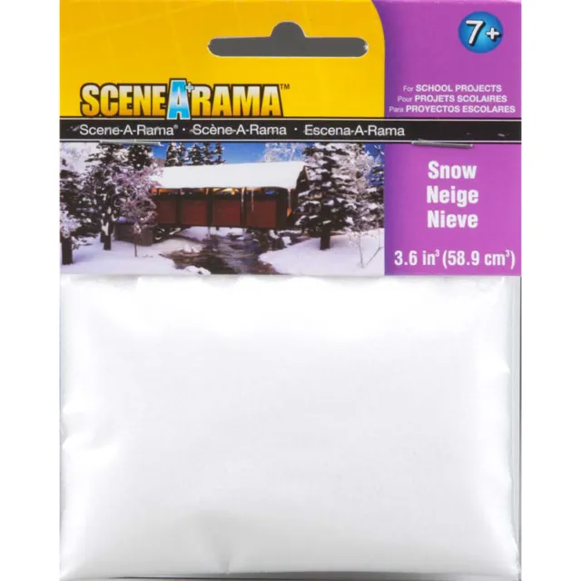 Woodland Scenics Scene-A-Rama Scenery Bags Snow 2oz WOOSP4187 Science Kits &