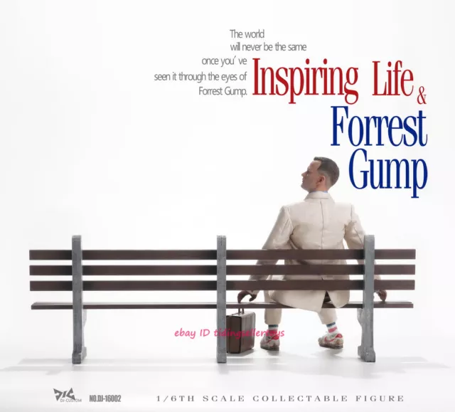 DJ-CUSTOM Inspiring Life Running Forest Gump 1/6 Figura de Acción Traje Blanco Nuevo 2