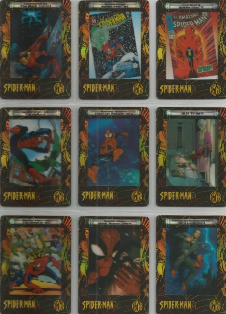 Spider-Man FilmCardz - 9 Karten Jagd Set #PH1-PH9