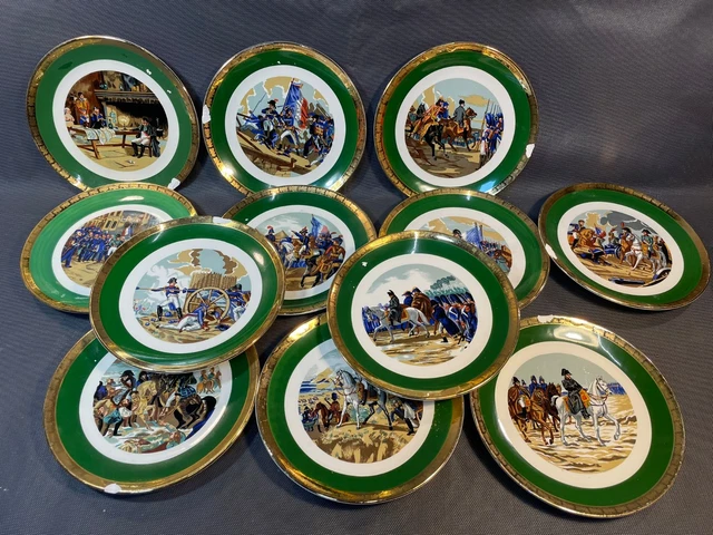 LOT DE 3 assiettes PORCELAINE creuse CS L et G LIMOGES FRANCE liseré or EUR 19,00 - FR