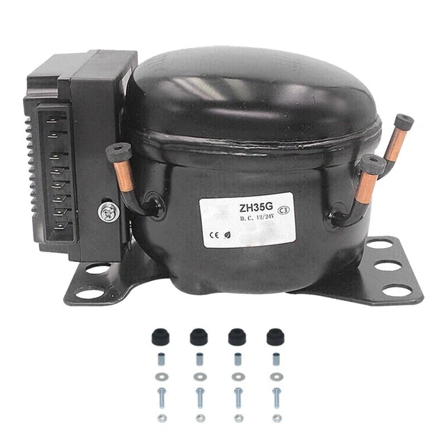 12V 24V DC Car Refrigeration Air Compressor Fridge Freezer Marine Solar