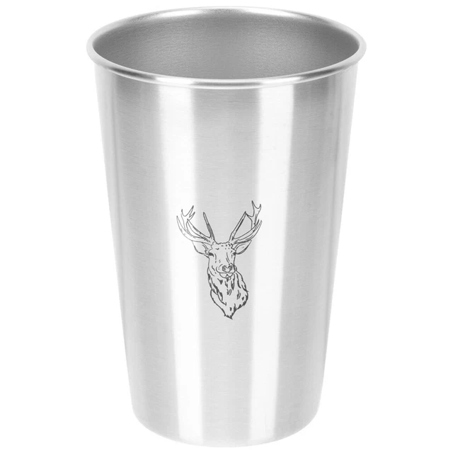 Vaso de vino de acero inoxidable vaso de licor antiguo