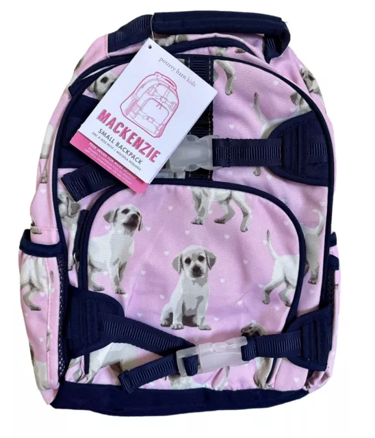 Pottery Barn Kids Pink Puppy Mackenzie Small Girls Backpack Bag NWT