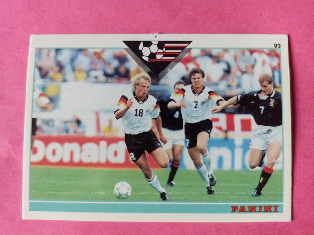 Jean Guy Wallemme Rc Lens Carte Official Football Cards Panini 1994 #59