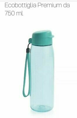 Ecobottiglia 750 ml  Click base triangolare azzurra Tupperware Tupperware Eco bottiglia 