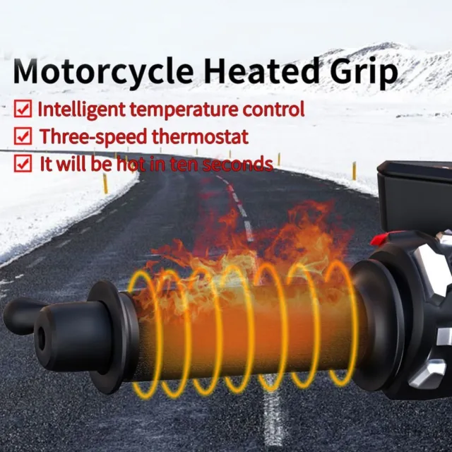 Turn Grip Hand Grips Handle Bar Cover Warm Handlebar Motorcycle Heated Gloves