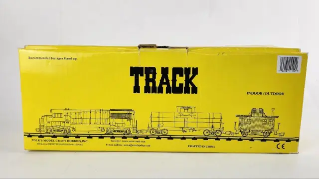 Polk's Aristo Craft Indoor/Outdoor 12 Pc Curved Train Tracks 4ft Diameter Boxed