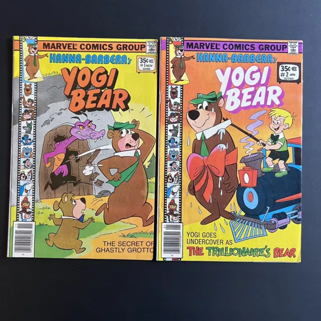 Hanna-Barbera's Yogi Bear 1 & 2 - Marvel Comics - 1977