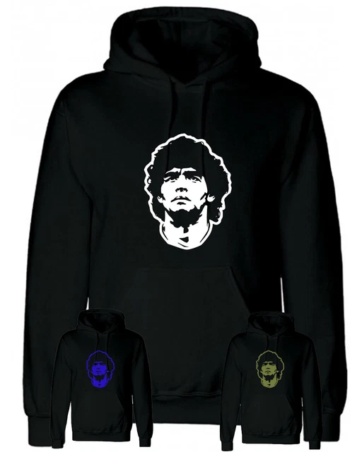 Felpa MARADONA dios capitano napoli 10 uomo e bambino cappuccio argentina