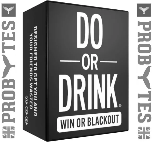 Do or Drink - Drinking Card Game for Adults - Fun & Dirty Party - Dare Shots.