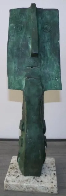 Escultura De Bronce Pablo Picasso ""Cabeza De Mujer Con Cuello"" Firmada Y Numerada