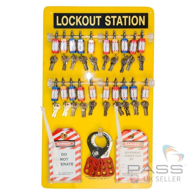 20 Stazione etichetta blocco blocco - Con accessori