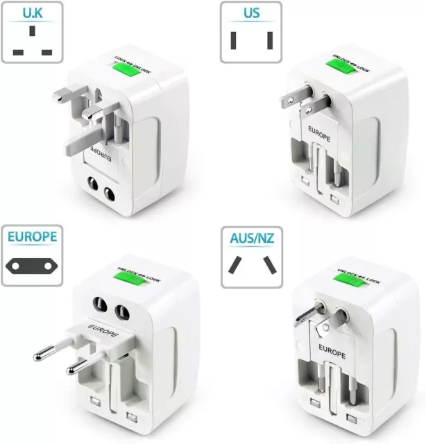 Universal International Travel Power Adapter All in One Charger  Converter Plug