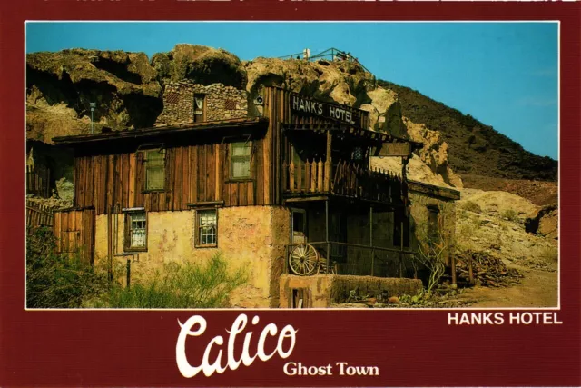 Hanks Hotel Calico Ghost Town A San Bernardino County Park California Postcard
