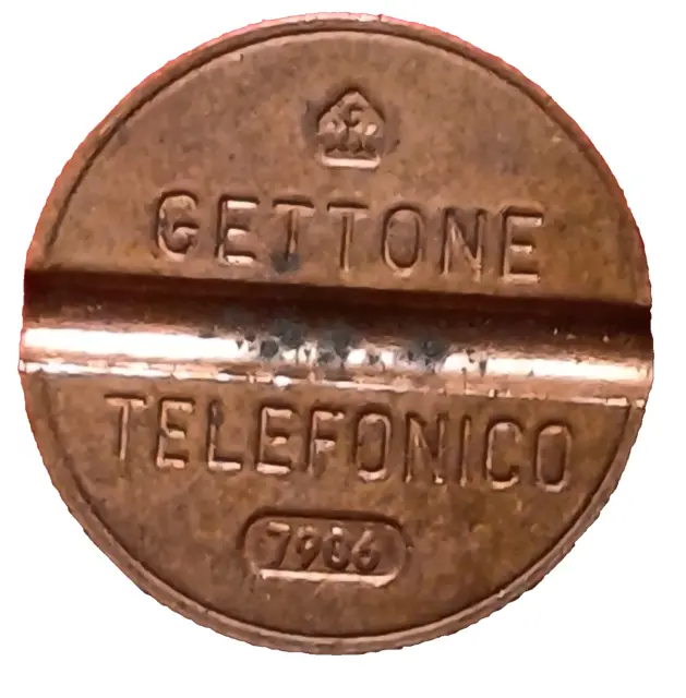 Italy Telephone Token Telefonico Gettone Old 7906 Vf