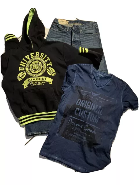 Lot Garcon 14 Ans Jean Abercrombie Sweater Biaggio College Top  Smog Company
