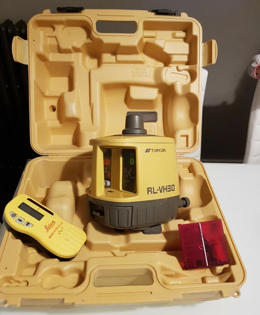 Niveau Laser Rotatif HUEPAR RL300HR Rouge - Chantier Gros œuvre - Neuf