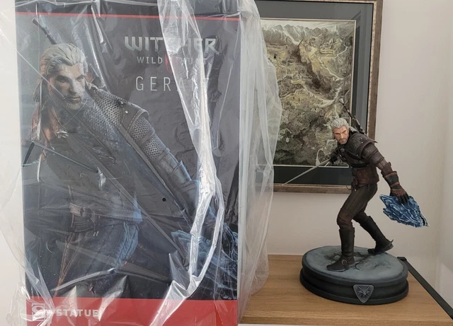 Geralt of Rivia The Witcher 3 Wild Hunt Statue Sideshow Collectibles - Only 500