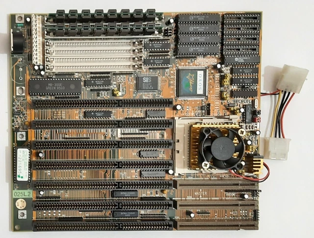 SOYO SY-025L2 VLB ISA 486 Mainboard + AMD 80486DX4 100MHz + 16MB RAM