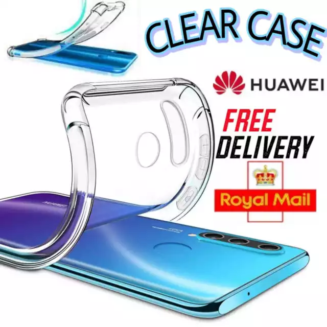 Clear Case For Huawei P20/P30/P40/P40 PRO/P Smart 2020 Shockproof Gel Cover