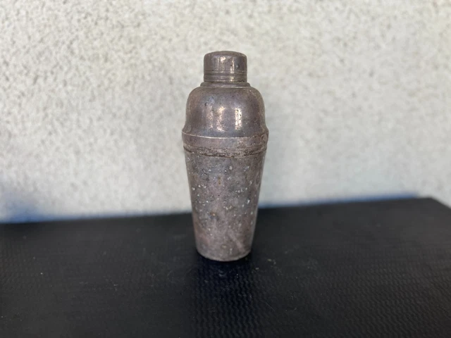 Shaker Vintage En Métal Argenté St Hilaire – Orfèvrerie Française – Années 1940
