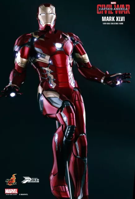 Hot Toys Captain America: Civil War - Iron Man Mark XLVI Power Pose PPS003 *NEW*