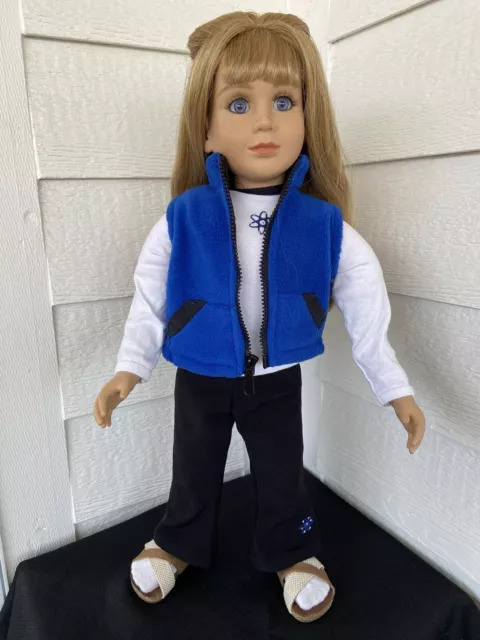 23” My Twinn Doll Pose-able 2002 Blond Hair Blue Eyes and Clothes