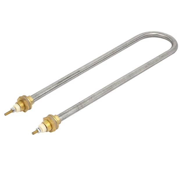 Elemento Riscaldamento Acqua AC 220V 3000W Metallo Forma U Filettatura Montata Elettrica