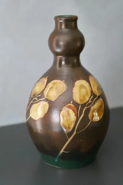 CHARLES CATTEAU (1880-1966) Manufacture KERAMIS Vase "Monnaie du Pape"