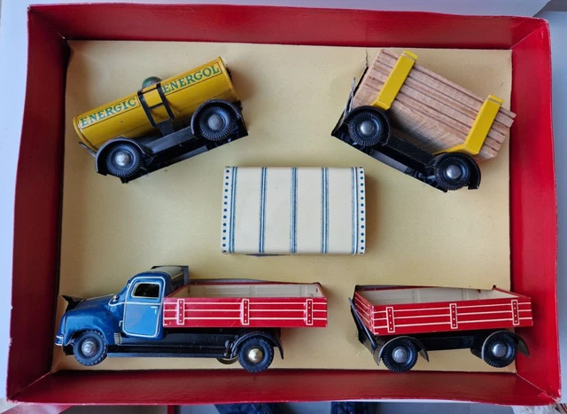 Rare Coffret GMC Les Routier FJ France Jouet Ancien En Tôle Créteil 94000