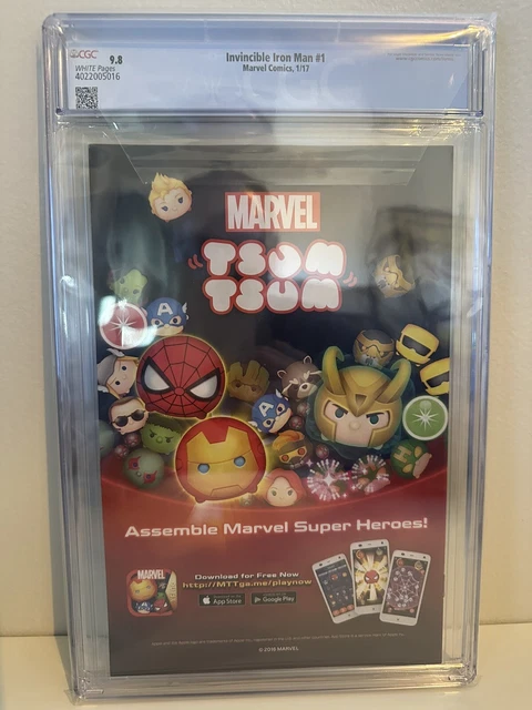 Invincible Iron Man #1 CGC 9.8 1st ongoing Ironheart series 2